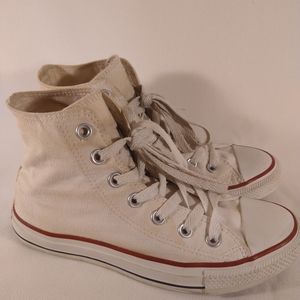 White Converse Chuck Taylor M Sz 5